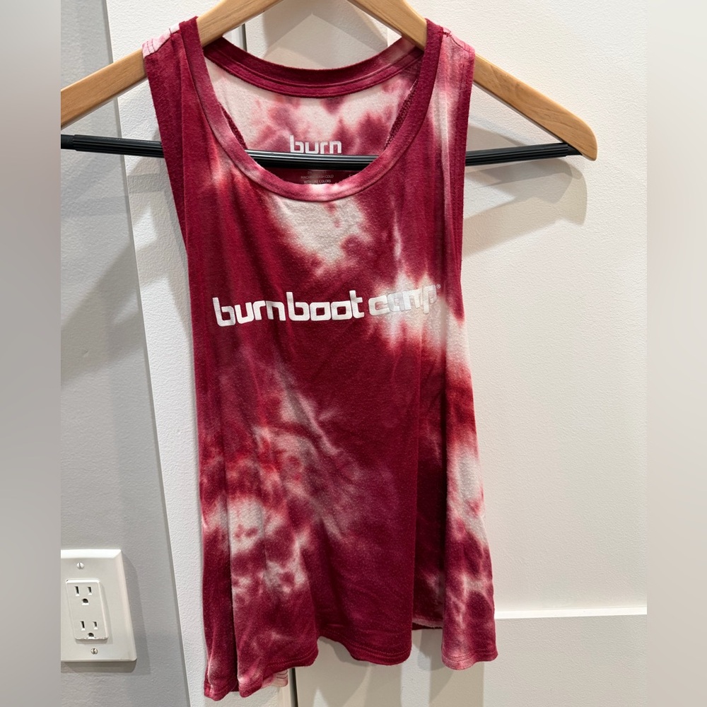 Women's Tie-Dye Burn Boot Camp Raceback Tank Top